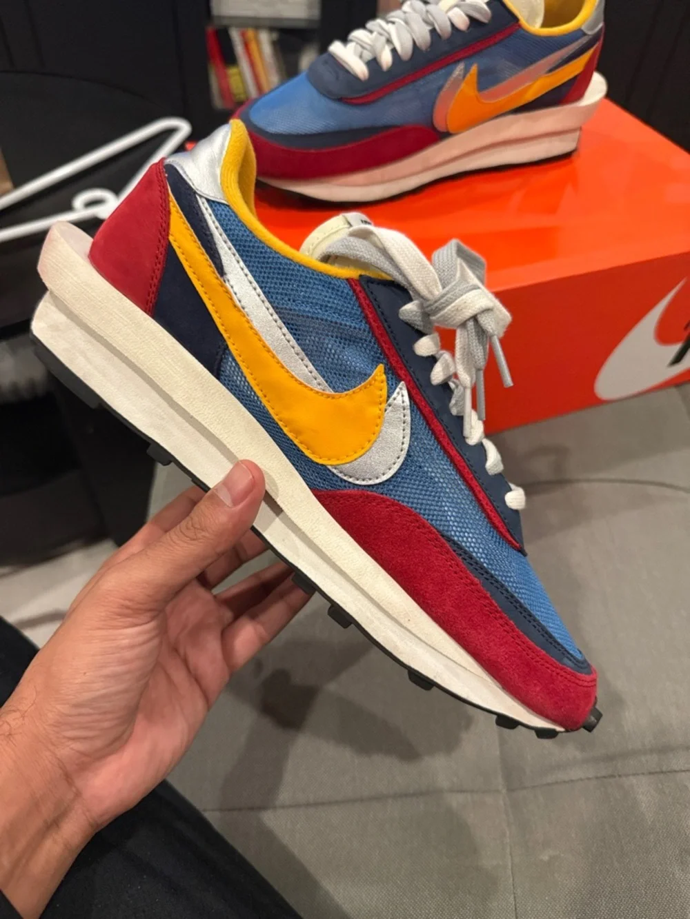 sacai × Nike LDWaffle 'Varsity Blue' - Picture 8 of 15